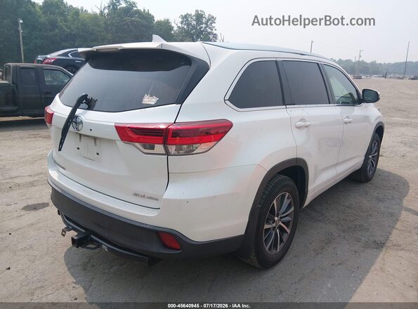 5TDJZRFH0JS869501 2018 TOYOTA HIGHLANDER White უკანა მარჯვენა