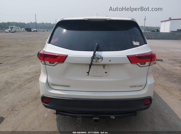 5TDJZRFH0JS869501 2018 TOYOTA HIGHLANDER White 