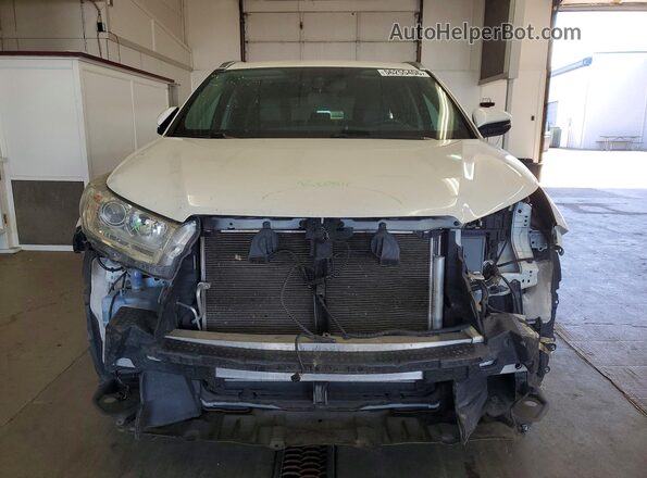 5TDJZRFH0JS884984 2018 TOYOTA HIGHLANDER White Вид спереду