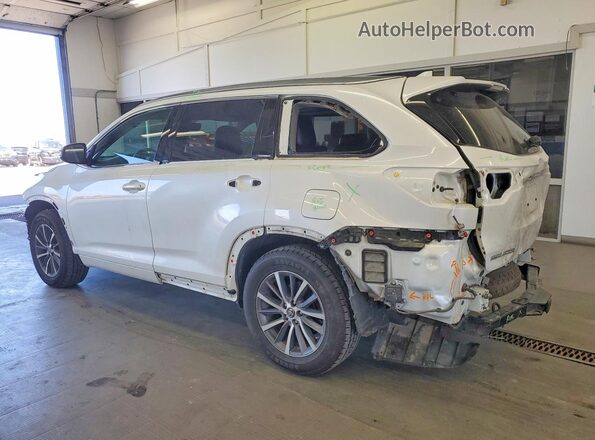 5TDJZRFH0JS884984 2018 TOYOTA HIGHLANDER White Задня ліва чверть