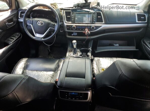 5TDJZRFH0KS574657 2019 TOYOTA HIGHLANDER White Widok deski rozdzielczej