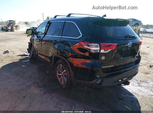 5TDJZRFH0KS615918 2019 TOYOTA HIGHLANDER Black Հետևի ձախ