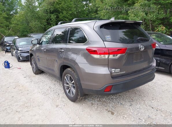 5TDJZRFH0KS628801 2019 TOYOTA HIGHLANDER Gray Հետևի ձախ