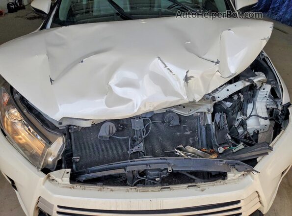 5TDJZRFH1HS478190 2017 TOYOTA HIGHLANDER White Vista del compartimento del motor