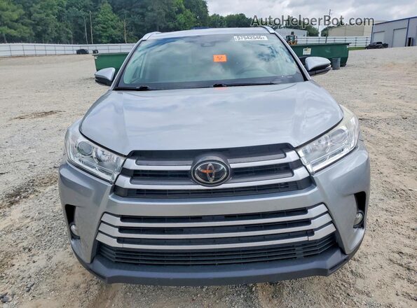 5TDJZRFH1JS557753 2018 TOYOTA HIGHLANDER Silver წინა ხედი