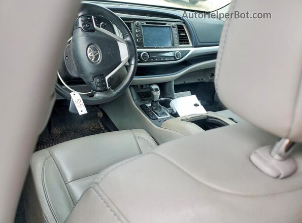 5TDJZRFH1JS557753 2018 TOYOTA HIGHLANDER Silver წინა პანელის ხედი
