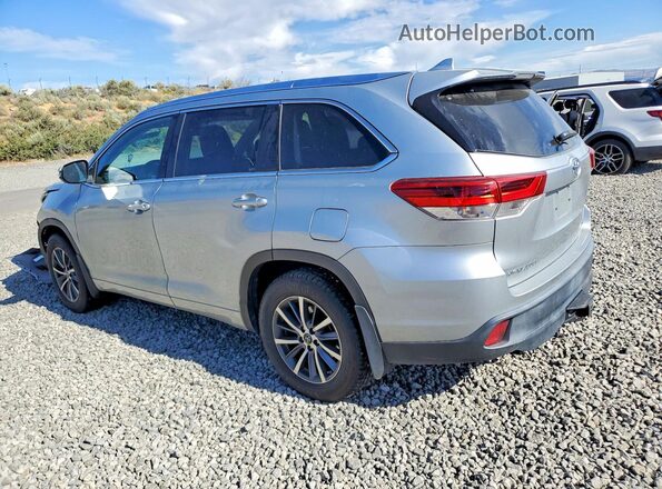 5TDJZRFH1JS560362 2018 TOYOTA HIGHLANDER Silver Rear left