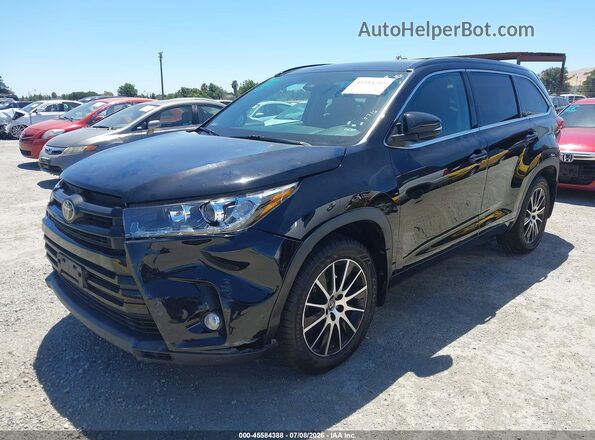 5TDJZRFH1JS562516 2018 TOYOTA HIGHLANDER Black Front left