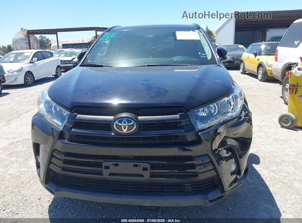 5TDJZRFH1JS562516 2018 TOYOTA HIGHLANDER Black Instrument cluster view
