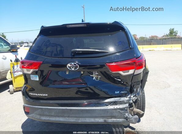 5TDJZRFH1JS562516 2018 TOYOTA HIGHLANDER Black 
