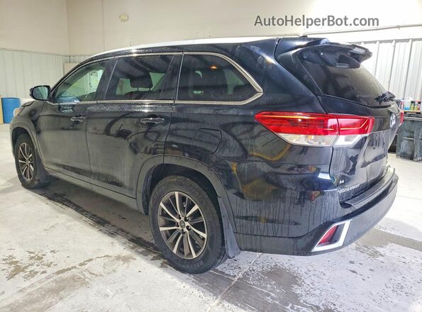 5TDJZRFH1JS885223 2018 TOYOTA HIGHLANDER Черный Задняя левая четверть