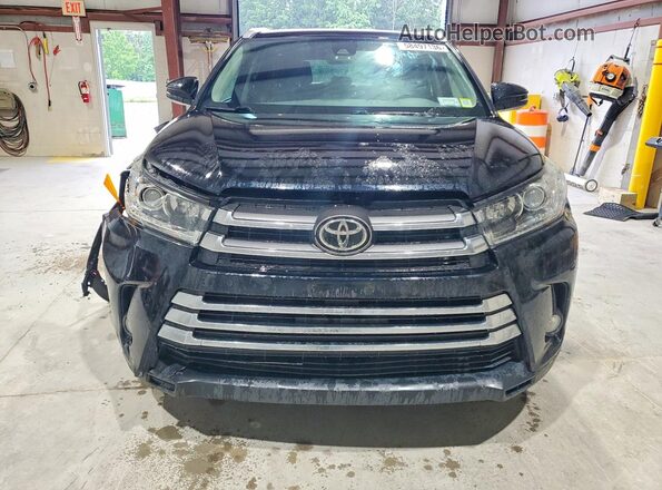 5TDJZRFH1JS885223 2018 TOYOTA HIGHLANDER Черный Вид спереди