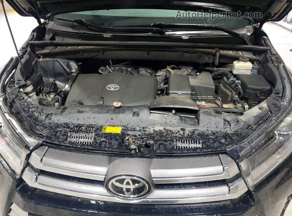 5TDJZRFH1JS885223 2018 TOYOTA HIGHLANDER Черный Вид подкапотного пространства