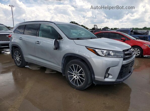 5TDJZRFH1JS895749 2018 TOYOTA HIGHLANDER Silver წინა მარჯვენა