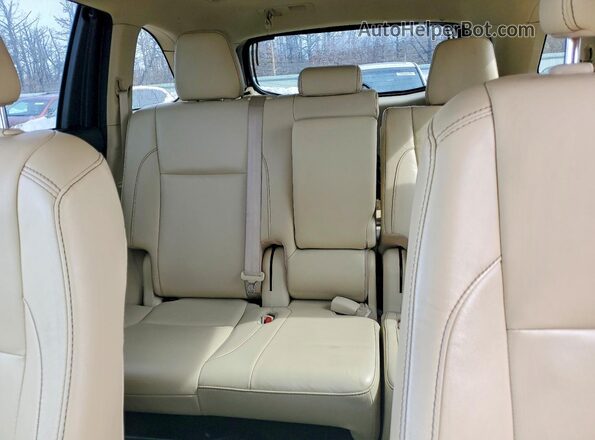 5TDJZRFH1JS902201 2018 TOYOTA HIGHLANDER Brown უკანა სავარძლების ხედი