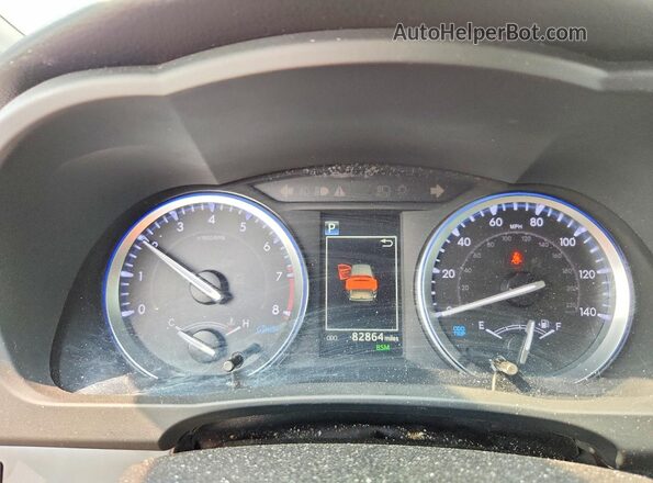 5TDJZRFH1KS615040 2019 TOYOTA HIGHLANDER White Instrument cluster view