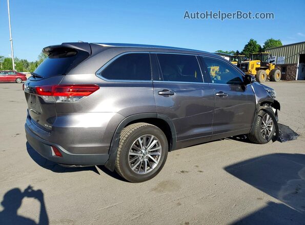 5TDJZRFH2HS387476 2017 TOYOTA HIGHLANDER Gray Задня права чверть