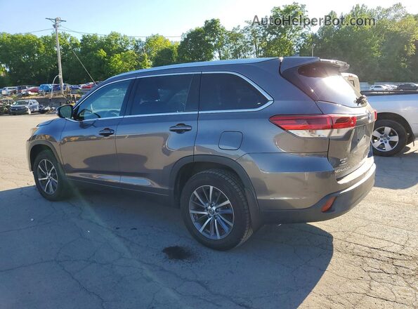 5TDJZRFH2HS387476 2017 TOYOTA HIGHLANDER Gray Задня ліва чверть