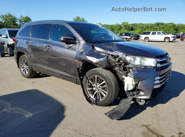 5TDJZRFH2HS387476 2017 TOYOTA HIGHLANDER Gray Передня права чверть