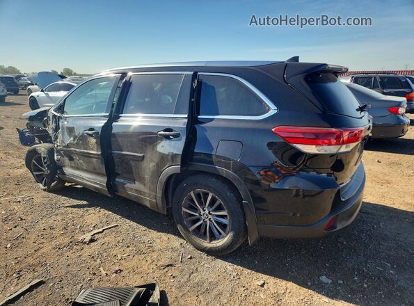 5TDJZRFH2JS545949 2018 TOYOTA HIGHLANDER Black Задня ліва чверть