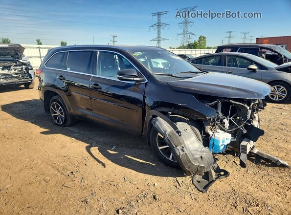 5TDJZRFH2JS545949 2018 TOYOTA HIGHLANDER Black Передня права чверть