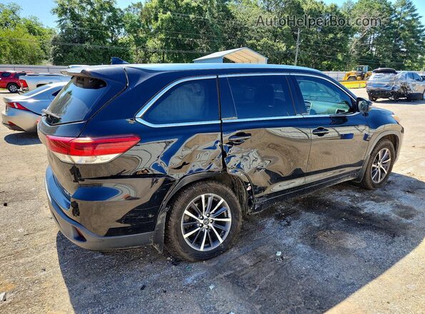 5TDJZRFH2JS830716 2018 TOYOTA HIGHLANDER Черный Задняя правая четверть