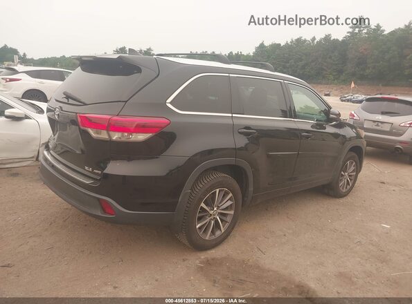5TDJZRFH2JS860864 2018 TOYOTA HIGHLANDER Black Trasero derecho