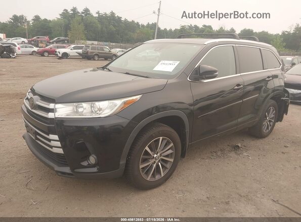 5TDJZRFH2JS860864 2018 TOYOTA HIGHLANDER Black Vista tres cuartos delantera izquierda