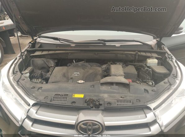 5TDJZRFH2JS860864 2018 TOYOTA HIGHLANDER Black Vista trasera