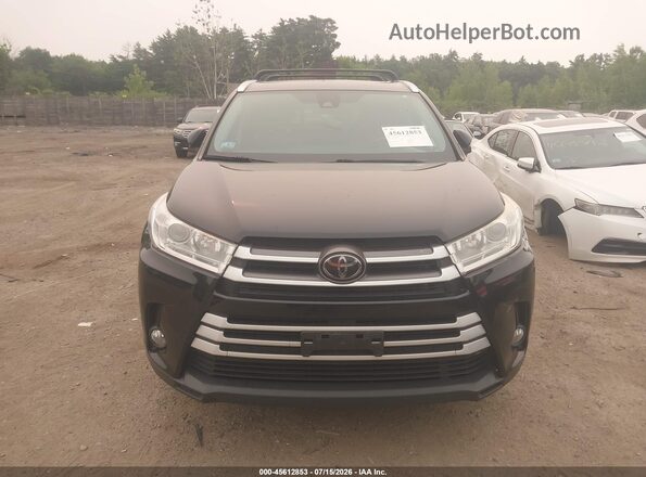 5TDJZRFH2JS860864 2018 TOYOTA HIGHLANDER Black Vista del cuadro de instrumentos