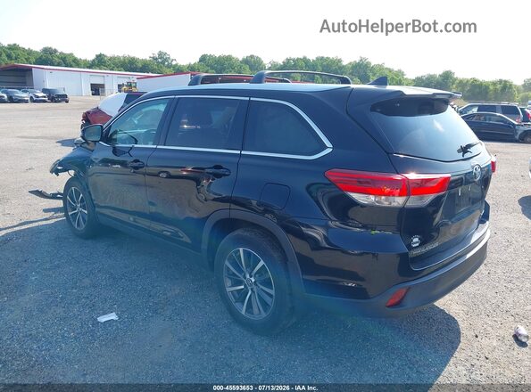 5TDJZRFH2KS565183 2019 TOYOTA HIGHLANDER Black Հետևի ձախ