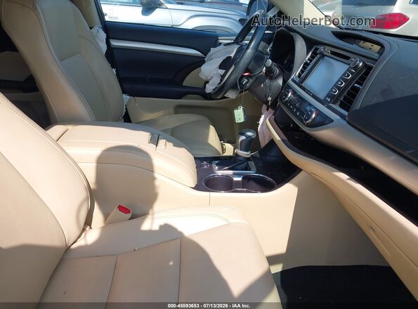 5TDJZRFH2KS565183 2019 TOYOTA HIGHLANDER Black Սալոնի դիմացի տեսք