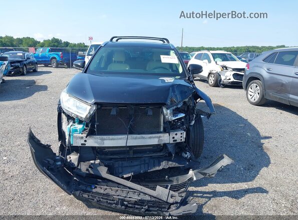 5TDJZRFH2KS565183 2019 TOYOTA HIGHLANDER Black Սալոնի հետևի տեսք