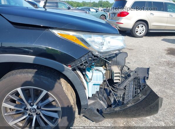 5TDJZRFH2KS565183 2019 TOYOTA HIGHLANDER Black Դիմացի տեսք