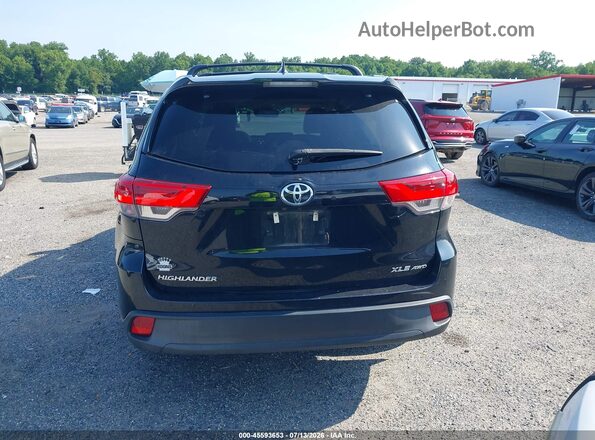 5TDJZRFH2KS565183 2019 TOYOTA HIGHLANDER Black 
