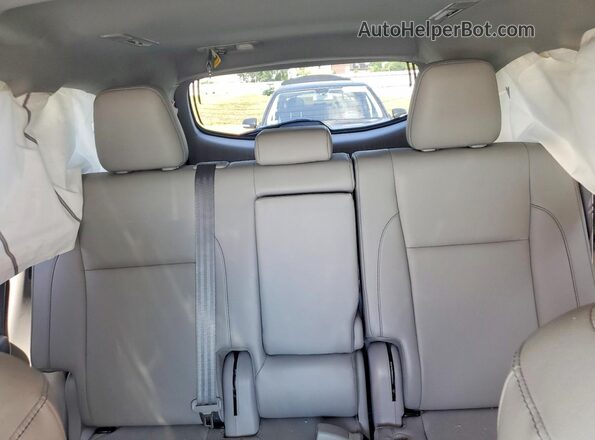 5TDJZRFH2KS599348 2019 TOYOTA HIGHLANDER Gray Rear seats view