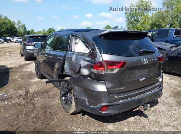 5TDJZRFH2KS609361 2019 TOYOTA HIGHLANDER Серый Задняя левая четверть