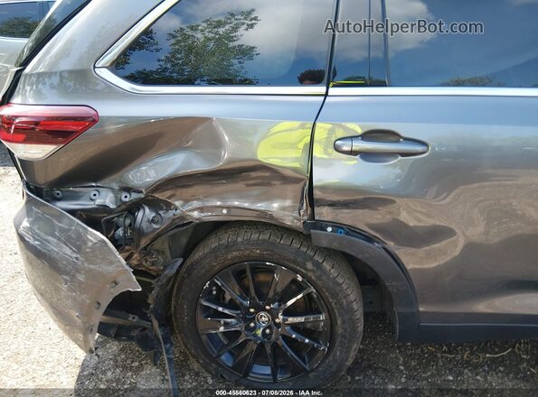 5TDJZRFH2KS609361 2019 TOYOTA HIGHLANDER Серый Вид спереди