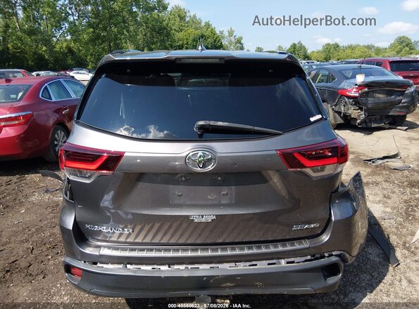 5TDJZRFH2KS609361 2019 TOYOTA HIGHLANDER Серый 