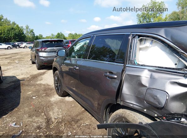 5TDJZRFH2KS609361 2019 TOYOTA HIGHLANDER Серый Панорамный вид салона 360°