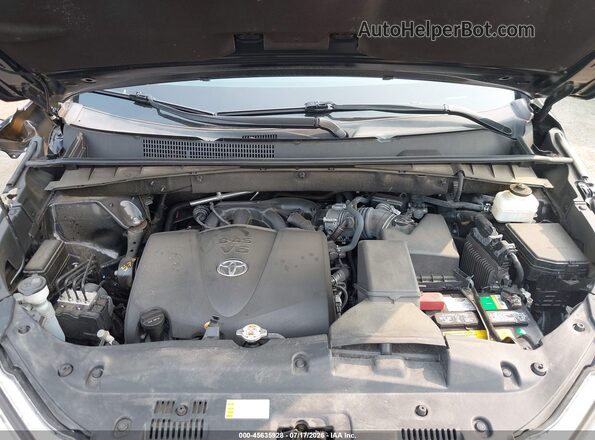 5TDJZRFH2KS619971 2019 TOYOTA HIGHLANDER Black Widok z tyłu