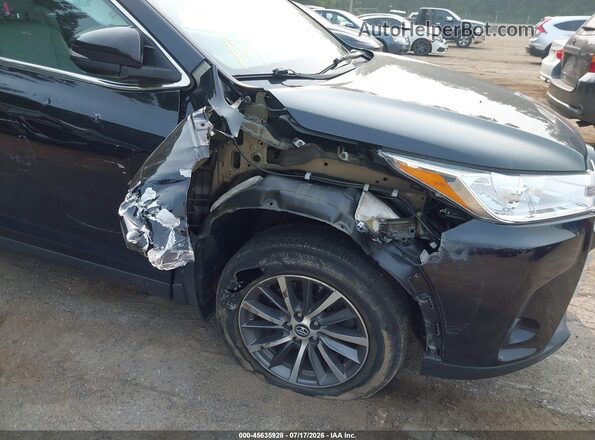 5TDJZRFH2KS619971 2019 TOYOTA HIGHLANDER Black Widok z przodu