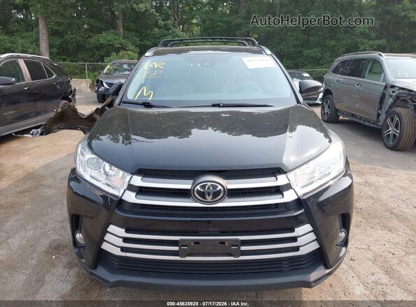 5TDJZRFH2KS619971 2019 TOYOTA HIGHLANDER Black Widok zestawu wskaźników
