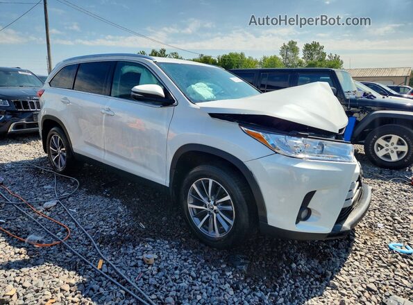 5TDJZRFH2KS939078 2019 TOYOTA HIGHLANDER White წინა მარჯვენა