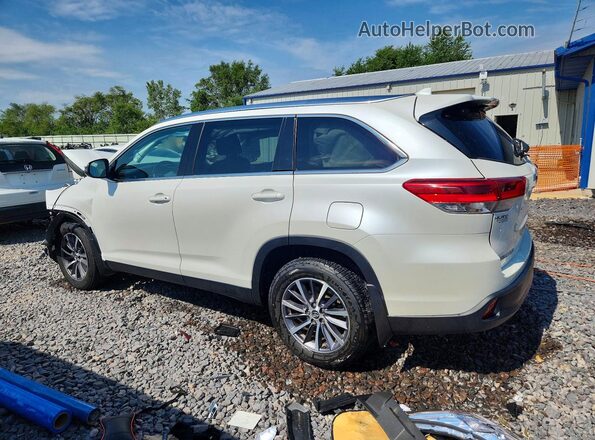 5TDJZRFH2KS939078 2019 TOYOTA HIGHLANDER White უკანა მარცხენა