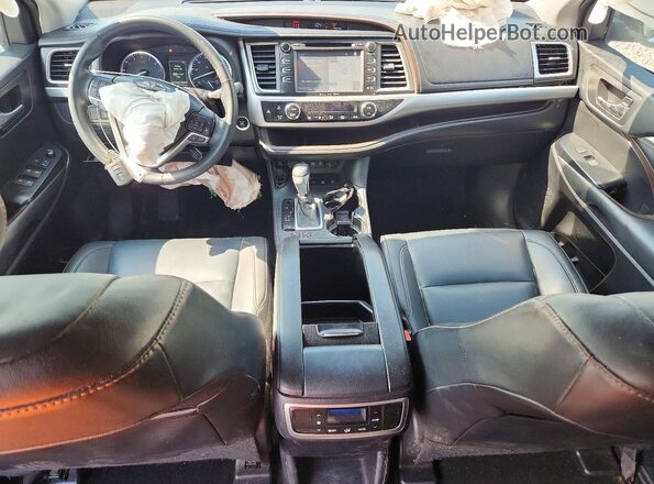 5TDJZRFH2KS939078 2019 TOYOTA HIGHLANDER White წინა პანელის ხედი