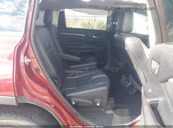 5TDJZRFH3HS359699 2017 TOYOTA HIGHLANDER Maroon VIN կոդի պիտակի տեսք