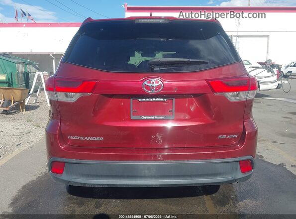 5TDJZRFH3HS359699 2017 TOYOTA HIGHLANDER Maroon 