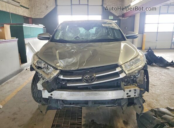 5TDJZRFH3HS389835 2017 TOYOTA HIGHLANDER Silver Vista frontal