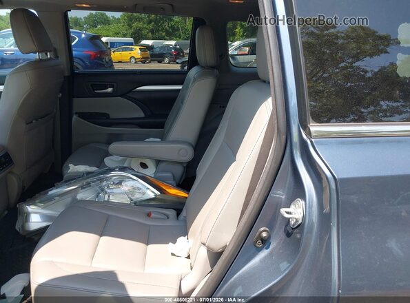 5TDJZRFH3HS483620 2017 TOYOTA HIGHLANDER Синий Вид наклейки с VIN-кодом